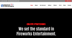 Desktop Screenshot of creativepyro.com