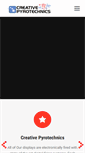 Mobile Screenshot of creativepyro.com